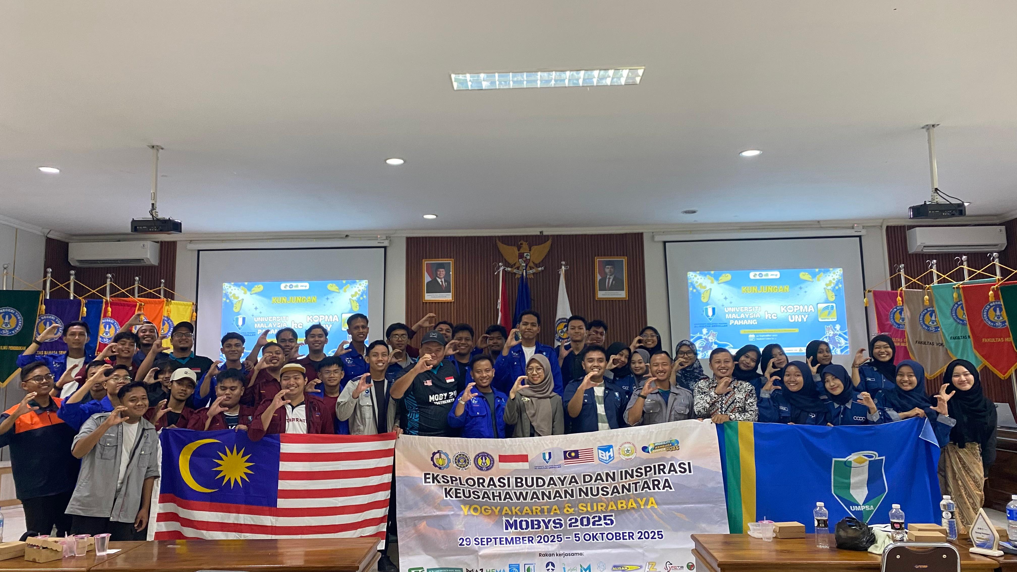 Kunjungan dari Universitas Pahang Al Sultan Abdullah Malaysia ke Kopma UNY